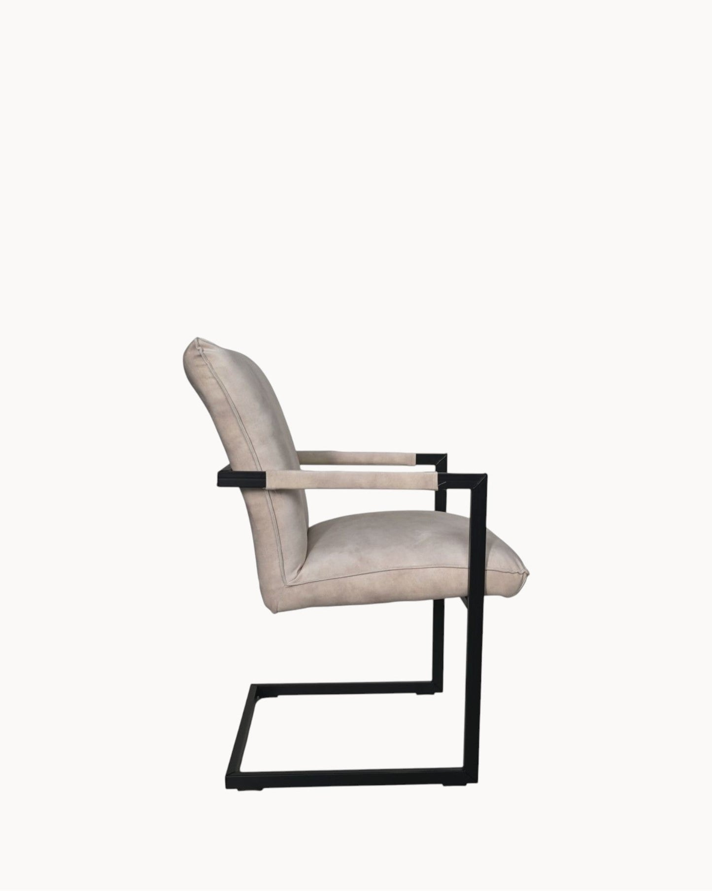 HeimNord – Esszimmerstuhl Set aus Velours, Natur/Schwarz, 56×68×89 cm - HeimNordHeimNordHEI - DEFAULT TITLE - NEF - 311